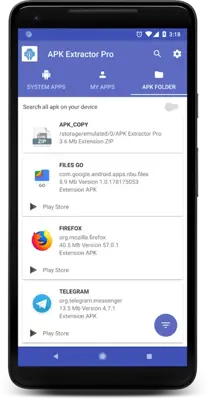 APK Extractor Pro android App screenshot 2